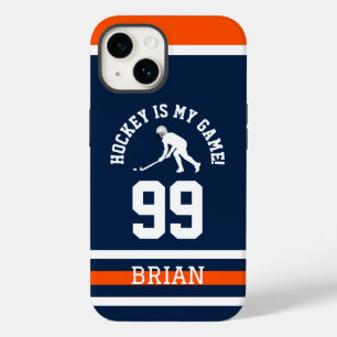 Hockey Jersey Nummer Team Design Case-Mate iPhone 14 Hoesje