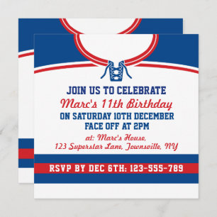 Hockey Jersey ThMED Party nodigt Sjabloon uit Kaart