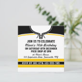 Hockey Jersey ThMED Party nodigt Sjabloon uit Kaart (Staand voorkant)