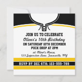 Hockey Jersey ThMED Party nodigt Sjabloon uit Kaart (Voorkant)