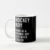 Hockey Jongen Definitie Grappig Koffiemok (Links)