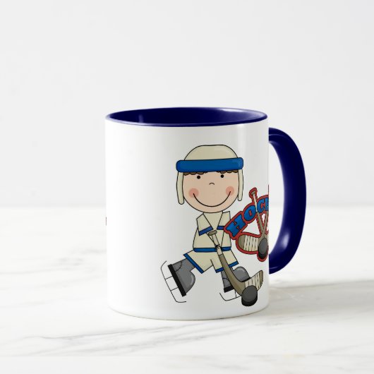 HOCKEY - Jongen Tshirts en cadeautjes Mok (Voorkant rechts)