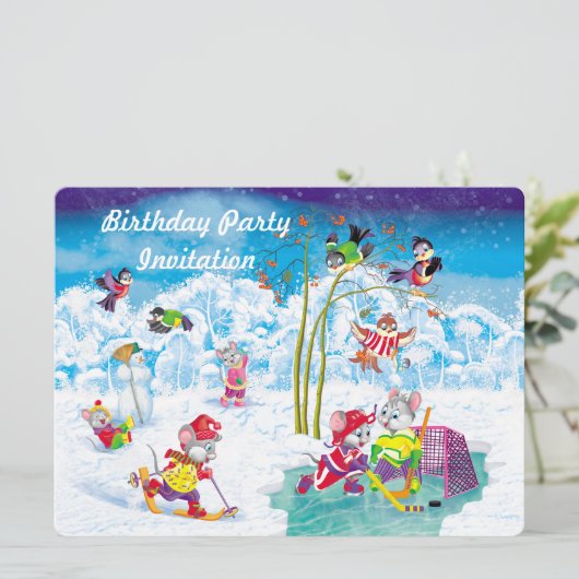 hockey kaart (Staand voorkant)