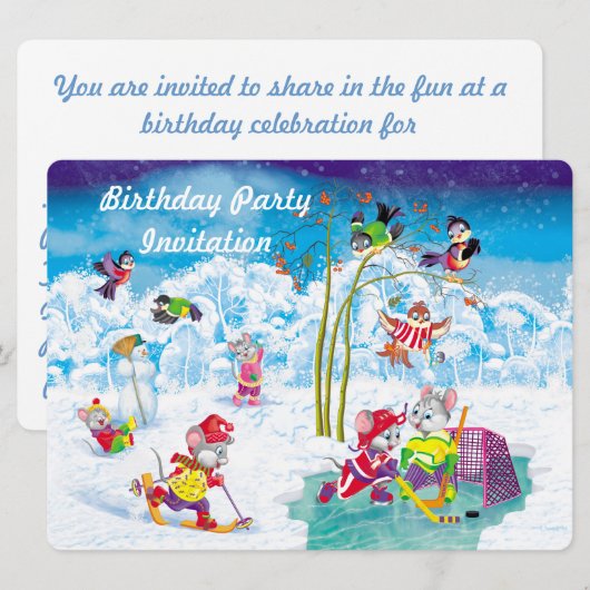 hockey kaart (Voorkant / Achterkant)