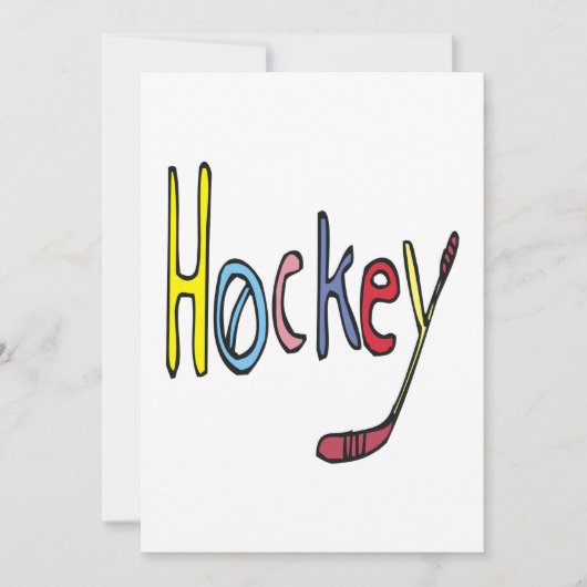 Hockey Kaart (Voorkant)