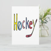 Hockey Kaart (Staand voorkant)
