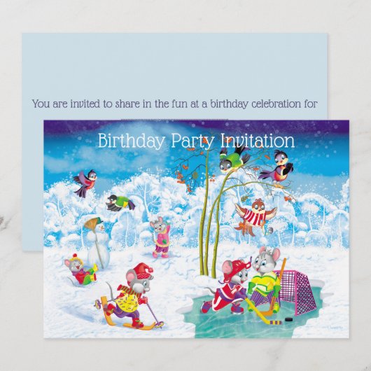 hockey kaart (Voorkant / Achterkant)