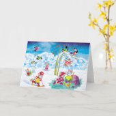 hockey kaart (Gele Bloem)