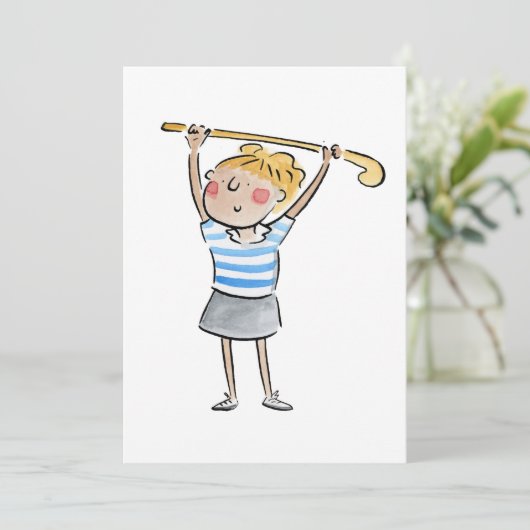 Hockey Kaart (Staand voorkant)