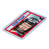 Hockey Kaart Souvenir Magneet (Linkerzijde)