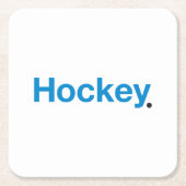 Hockey Kartonnen Onderzetters (Voorkant)