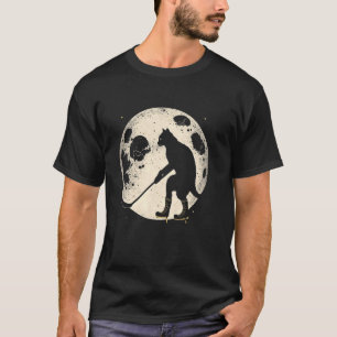 Hockey Kat IJsschaatsen Kitty Schaatsen Winterspor T-shirt