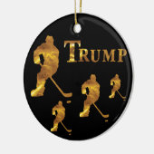 Hockey Keramisch Ornament (Links)