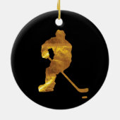 Hockey Keramisch Ornament (Achterkant)