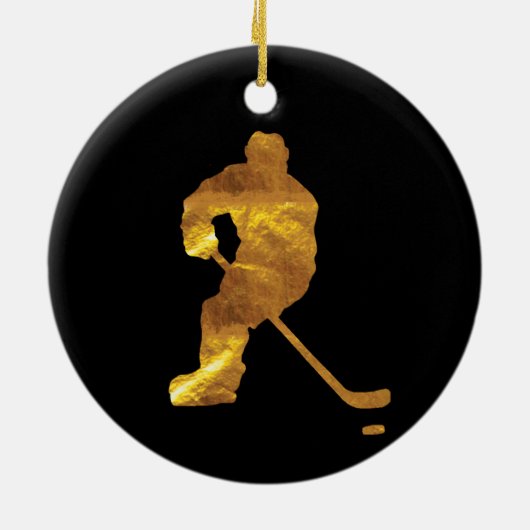 Hockey Keramisch Ornament (Achterkant)