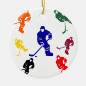 HOCKEY KERAMISCH ORNAMENT (Voorkant)