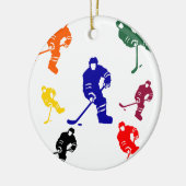 HOCKEY KERAMISCH ORNAMENT (Links)