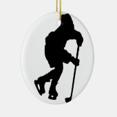 Hockey Keramisch Ornament (Rechts)