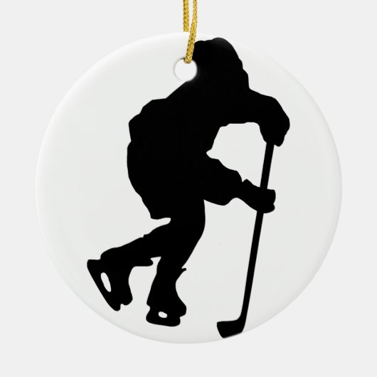 Hockey Keramisch Ornament (Voorkant)