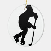 Hockey Keramisch Ornament (Links)