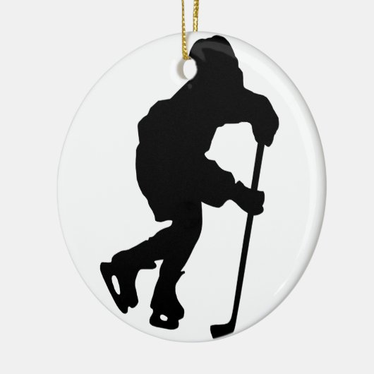 Hockey Keramisch Ornament (Links)