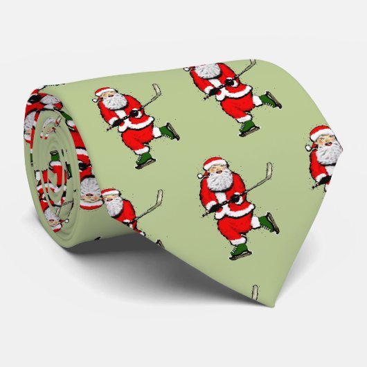 hockey kerst cadeau halsdoek stropdas (Opgerold)