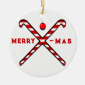 Hockey Kerst Cadeau Keramisch Ornament (Voorkant)