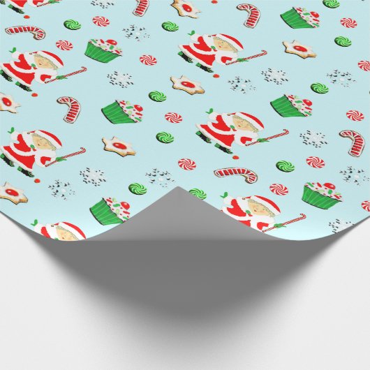 hockey kerst cadeaupapier (Hoek)