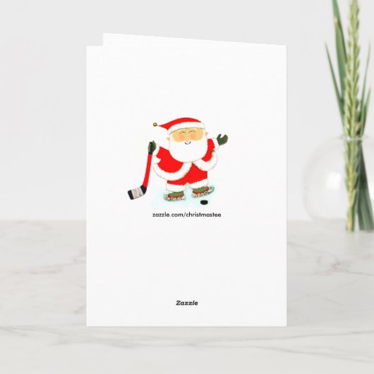 Hockey Kerst Kaarten (Achterkant)