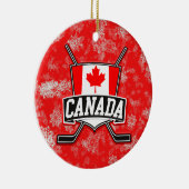 Hockey kerstboom Ornament Canadese vlag (Rechts)