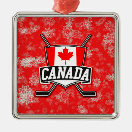 Hockey kerstboom Ornament Canadese vlag