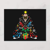 Hockey-kerstboomgeschenk, Hockey Lovers-Hobbies Briefkaart (Voorkant)