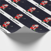 Hockey Kerstcadeau Cadeaupapier (Hoek)