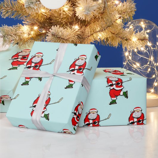 Hockey Kerstcadeau Cadeaupapier (Feestdagen)