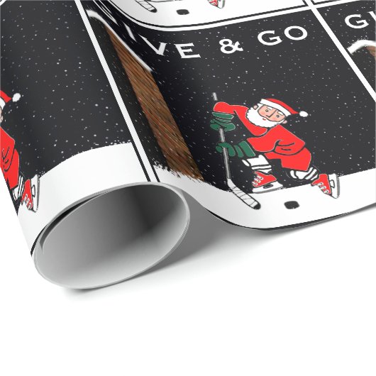 Hockey Kerstcadeau Cadeaupapier (Rol Hoek)