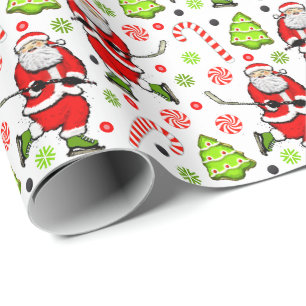Hockey Kerstcadeau Inpakpapier