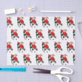 Hockey-kerstcadeaupapier Tissuepapier (Craft)