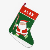 Hockey Kerstcadeaus Grote Kerstsok (Voorkant (Hangend))