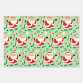 Hockey kerstfeestdag cadeaupapier voor cadeautjes (Voorkant)