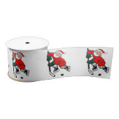 Hockey Kerstfeestdag Gift Grosgrain Ribbon Satijnen Lint (Spoel)