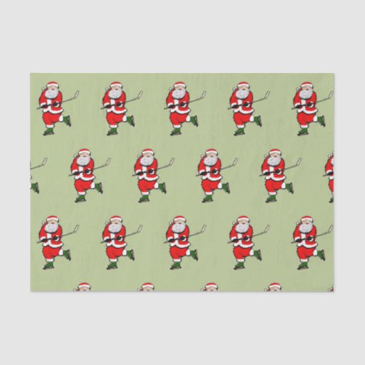 Hockey-kerstfeestdag, tijddocument tissuepapier (Voorkant)