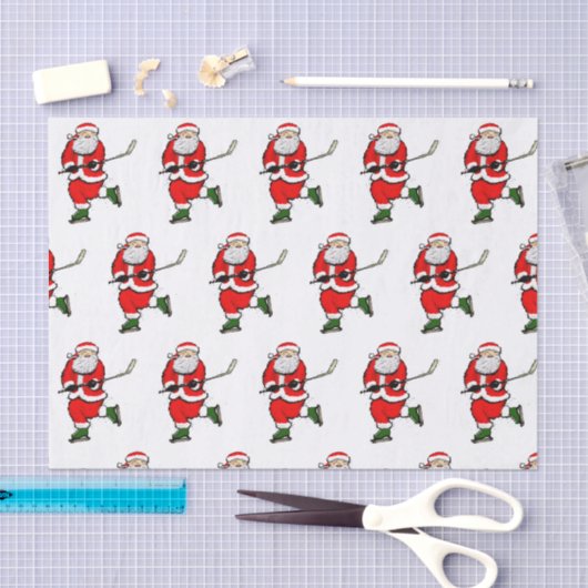 Hockey-kerstfeestdag, tijddocument tissuepapier (Craft)