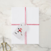 Hockey-kersthockey-kerstcadeautjes Labels Cadeaulabel (Met Touw)