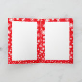 Hockey Kerstkaart - Meisje speler - rood wit Kaart (Binnen)