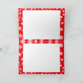 Hockey kerstkaarten - Meisje speler in de sneeuw Kaart (Binnen)