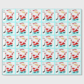 Hockey Kerstmis Cadeaupapier (Vlak)