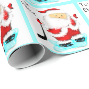 Hockey Kerstmis Cadeaupapier