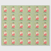Hockey Kerstmis Cadeaupapier (Vlak)