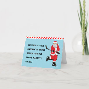Hockey Kerstmis Feestdagen Kaart
