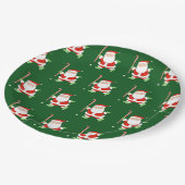 Hockey Kerstmis Papieren Bordje (Gekanteld)